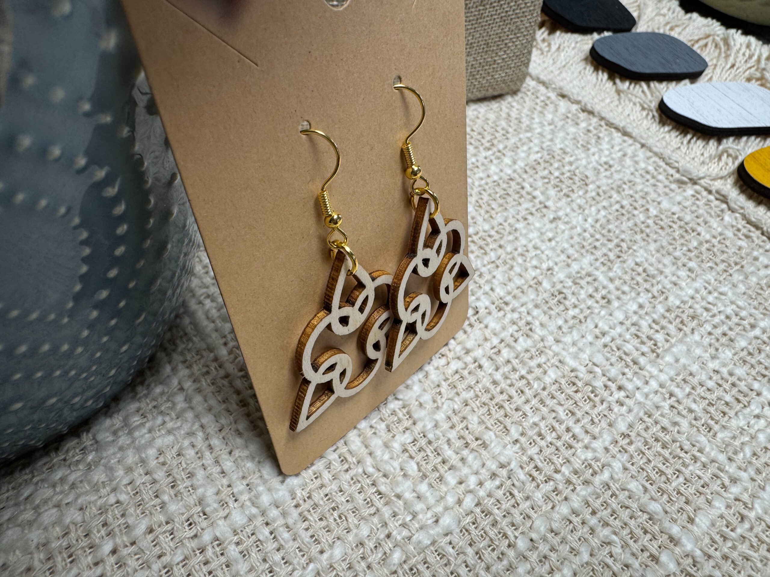 Boucles d'oreilles "Nœud triquetra" – Image 6