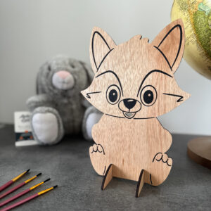 Cadeaux de naissance en bois – Renard