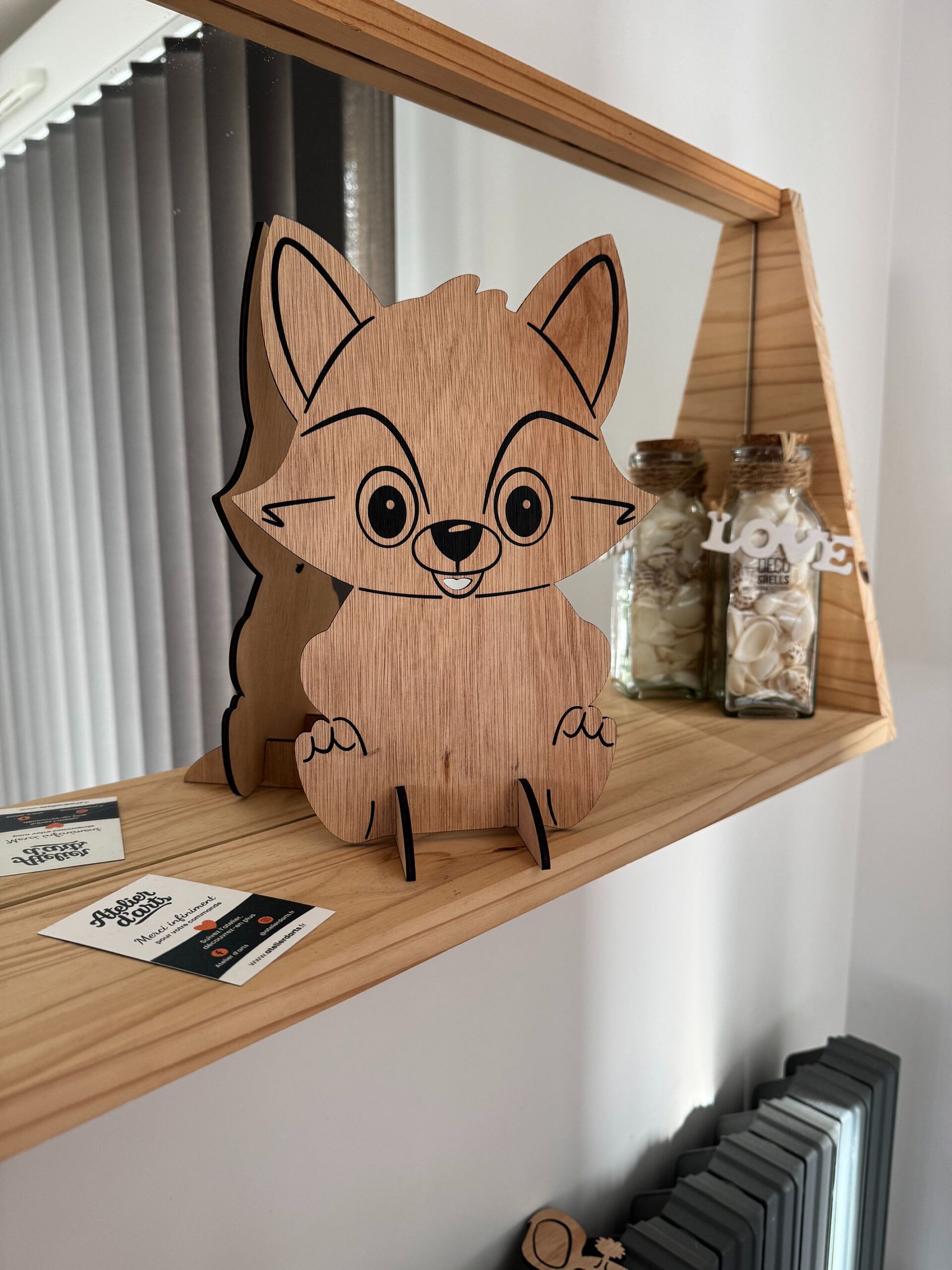 Cadeaux de naissance en bois – Renard – Image 2