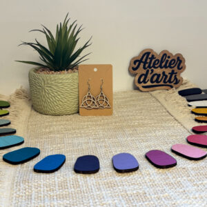 Boucles d’oreilles Triquetra Éternelle