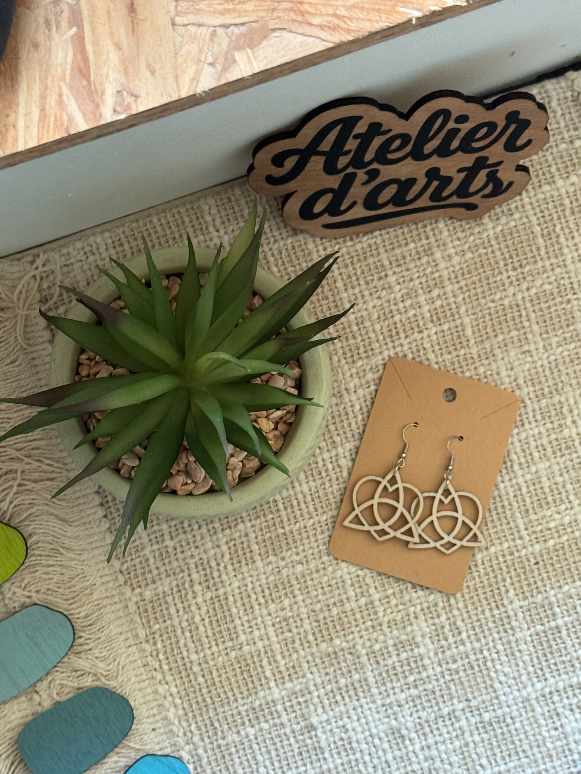 Boucles d’oreilles Double Trinité